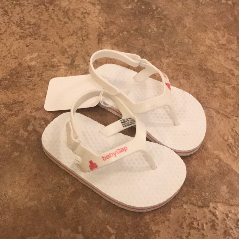 Baby Gap flip flops for size 12-18 month.